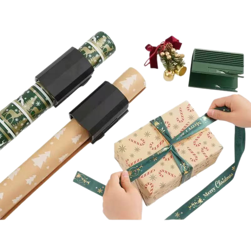 Sliding Wrapping Paper Cutter | Easy Straight Cuts for Holiday Gift Packaging