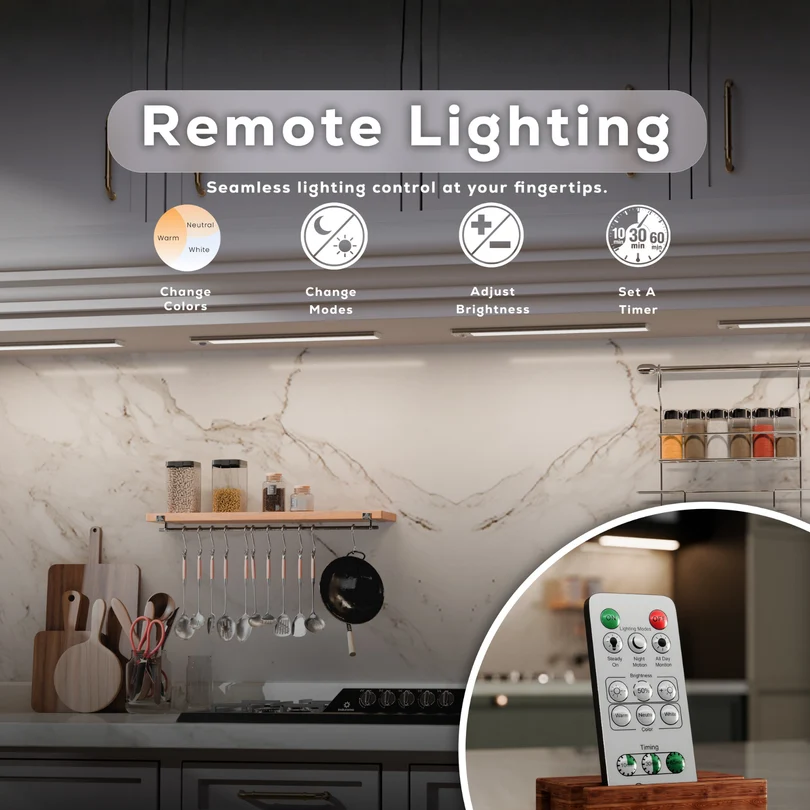 Magnetic Stick-On Motion Sensor Night Light (Rechargeable)