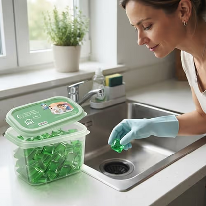 Water-Soluble Drain Deodorizing Gel Pods – Sewer Pipe Odor Neutralizer