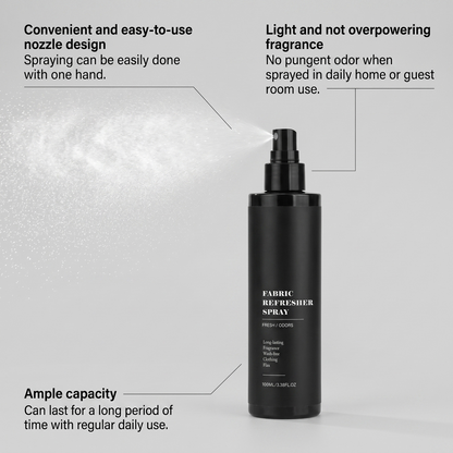 Versatile Fabric Care Spray - Portable Fine Mist Linen Refresher